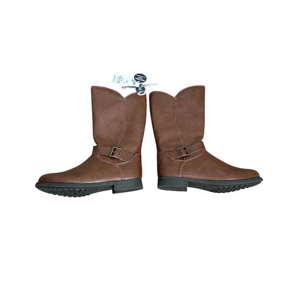 OshKosh B'gosh Brown Leather Boots - Picture 1 of 8